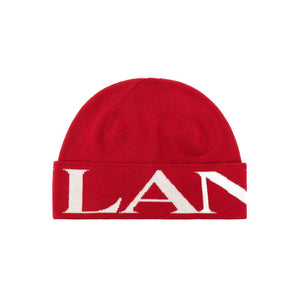 Lanvin Red Wool Beanie