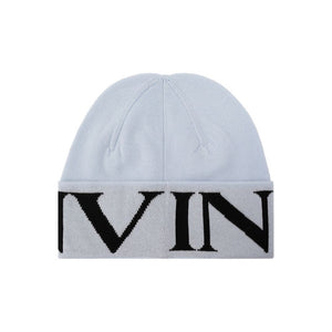 Lanvin Blue Virgin Wool Beanie