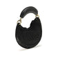 Chloé Black Raffia Shoulder Bag