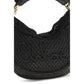 Chloé Black Raffia Shoulder Bag