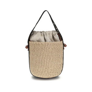 Chloé Beige Raffia Shoulder Bag