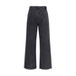 Chloé Black Cotton Cropped Jeans