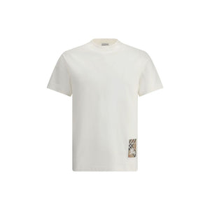 Burberry White Cotton T-Shirt