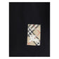Burberry Black Cotton T-Shirt