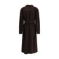 The Row Brown Lamb Leather Coat