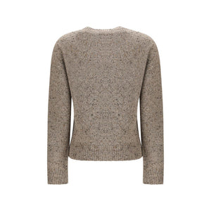 The Row Beige Cashmere Cardigan