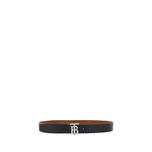 Burberry Black Calf Leather Bos Taurus Regular Belt