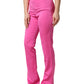 Versace Pink Viscose High Waist Straight Casual Trouser Pants