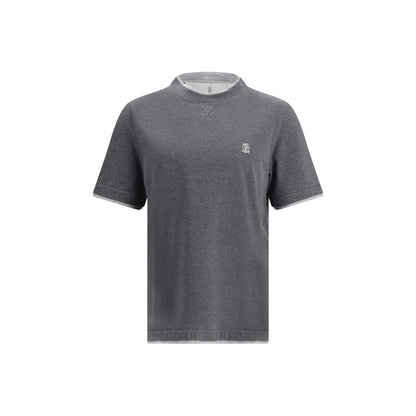 Brunello Cucinelli Gray Cotton Clothing