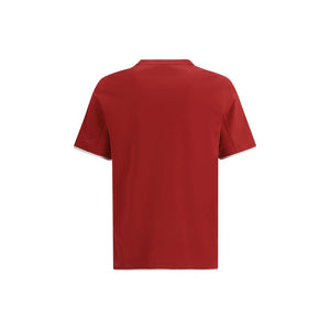 Brunello Cucinelli Red Cotton Clothing