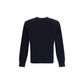 Brunello Cucinelli Blue Cotton Sweatshirt