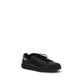 Burberry Black Calf Leather Bos Taurus Low Top Sneakers