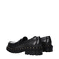 Golden Goose Black Leather Slip-On Loafers