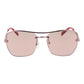 Emilio Pucci Rose Gold Metal Sunglasses