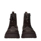 Moncler Brown Leather Ankle Boots