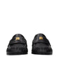 Givenchy Black Leather Slip-On Loafers