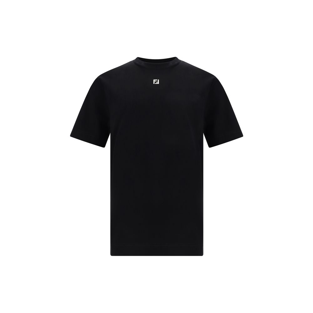 Fendi Black Cotton T-Shirt
