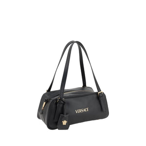 Versace Black Lamb Ovis Aries Aries Shoulder Bag