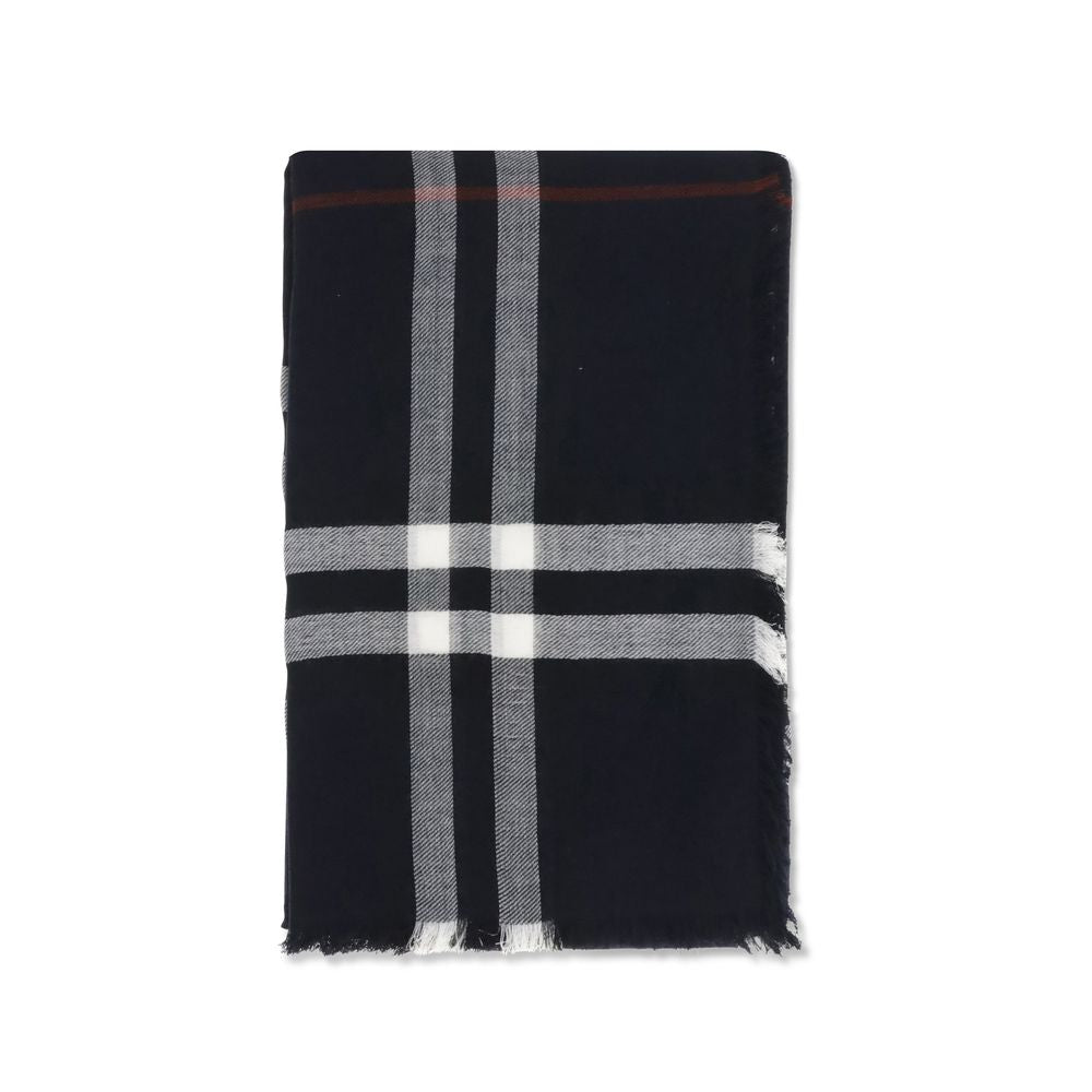Burberry Blue Wool Scarf