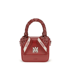 Amiri Red Calf Leather Bos Taurus Shoulder Bag