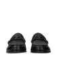 Valentino Garavani Black Leather Slip-On Loafers