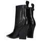 Valentino Garavani Black Leather Ankle Boots