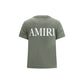 Amiri Green Cotton T-Shirt