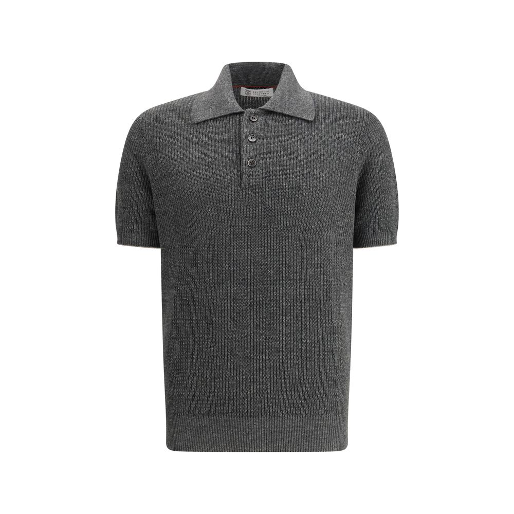 Brunello Cucinelli Gray Cotton Sweatshirt