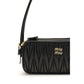 Miu Miu Black Calf Leather Bos Taurus Wallet