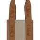 Chloé Beige Linen Shoulder Bag