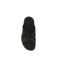 Fendi Black Rubber Flat Sandals