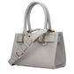 Versace Gray Leather Handbag
