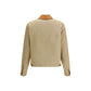 Versace Beige Cotton Full-Length Jacket