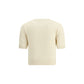 Burberry Cream Wool Sweatshirt