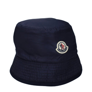 Moncler Blue Wool Bucket Hat