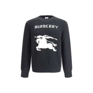 Burberry Black Wool Sweatshirt