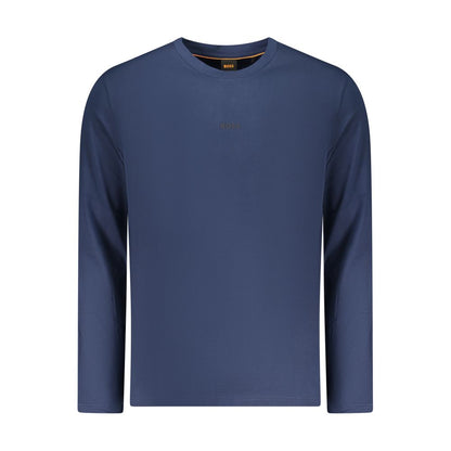 Hugo Boss Blue Cotton T-Shirt