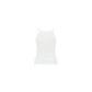 Fendi White Cotton Sleeveles T-Shirt