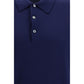 Tom Ford Blue Cotton Polo Shirt