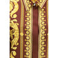 Versace Bordeaux Silk Pattern Shirt