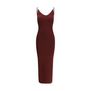 Versace Bordeaux Viscose Casual Dress