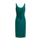Versace Green Viscose Casual Dress