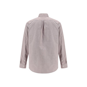 Fendi Bordeaux Cotton Shirt