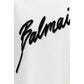 Balmain White Cotton T-Shirt