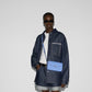 Gucci Debossed GG Super Mini Shoulder Bag Light Blue