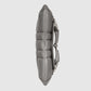 Gucci Horsebit Chain Medium Shoulder Bag Quilted Grey