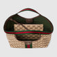 Gucci Giglio Small Tote Beige Canvas Bag