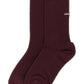 Balenciaga Logo Embroidery Ribbed Tights