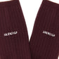 Balenciaga Logo Embroidery Ribbed Tights