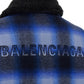 Balenciaga Flannel Bomber Jacket